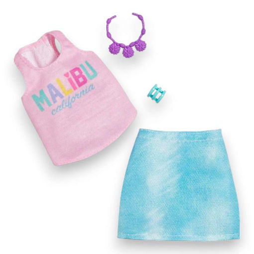 Picture of BARBIE FASHION OUTFIT TOP & SHORTS WITH NECKLACE & BRACLET